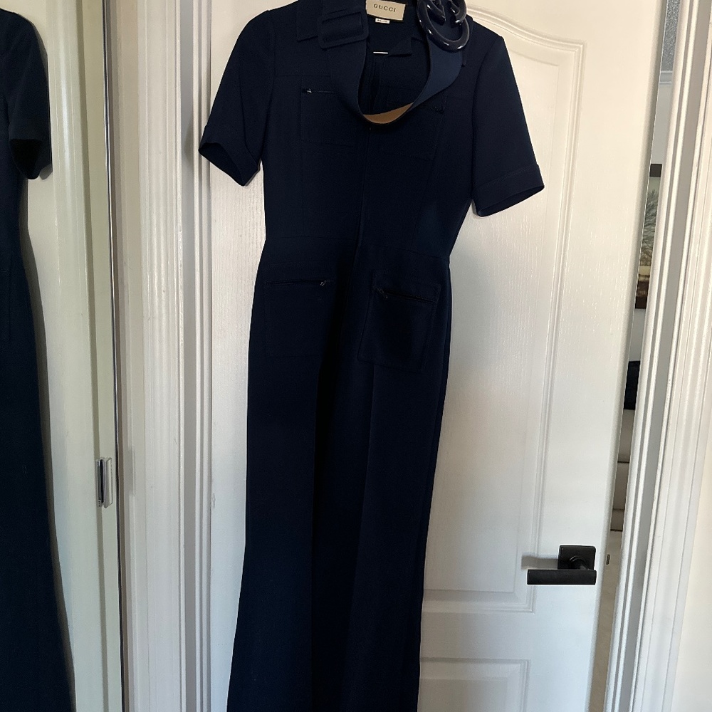 Gucci Blue Jumpsuit